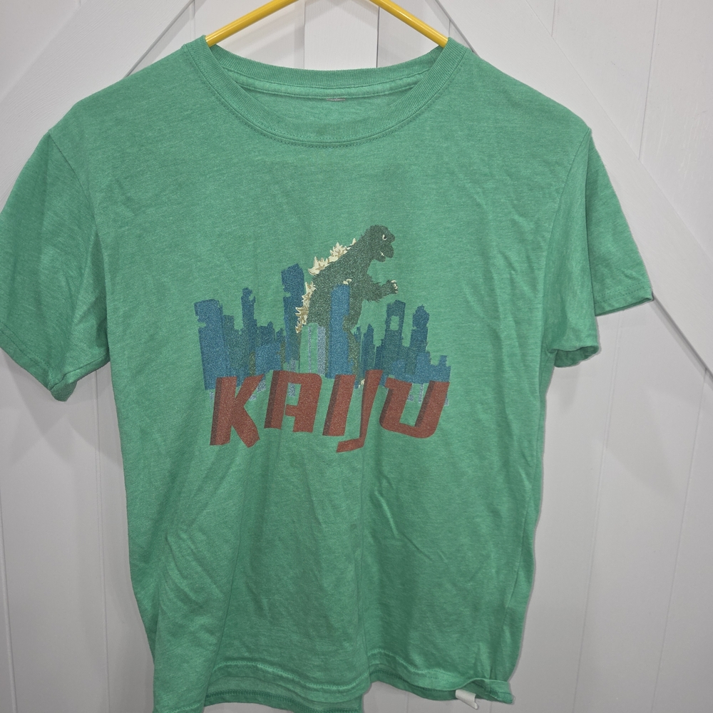 Kids Green 'Kaiju' Graphic Tee